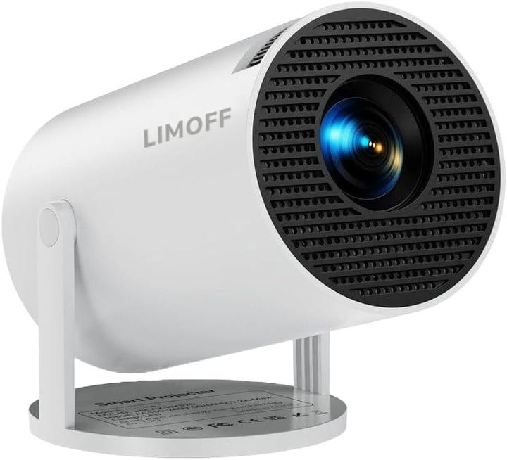 Actual product image Limoff 4K Mini Projektor mit Android 11 & Bluetooth 5.2 (160 lm)