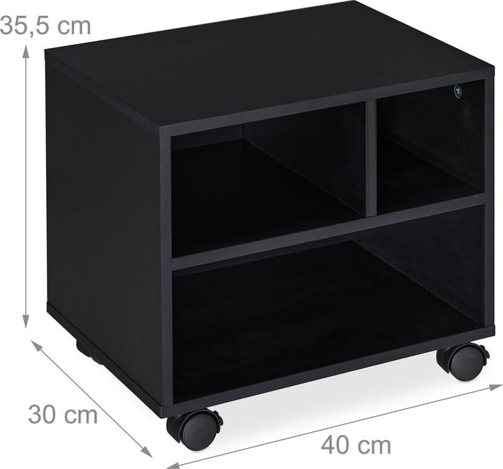 Actual product image Relaxdays Roll container (40 x 30 x 35.5 cm)