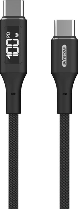 Sitecom CA-1005 USB-C zu USB-C PC + LED Dpl (1.50 m, 100 W)