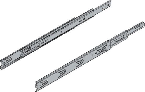 Immagine prodotto Hettich Schubladenschiene Vollauszug 400 mm chromatiert 2 Stück