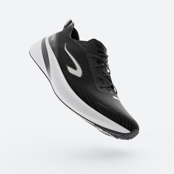 Actual product image Kiprun Laufschuhe Herren - Cushion 500 weiss/schwarz (47)