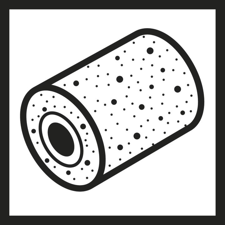 Immagine prodotto Bosch Professional Zubehör Rullo abrasivo in vello per satinatori, 19 mm, ruvido, 100 mm (Grossolano)