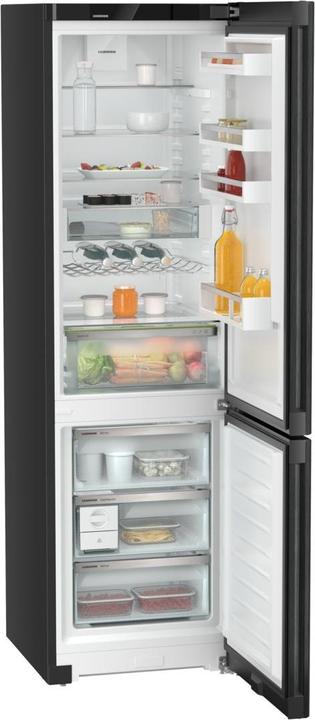 Image du produit Liebherr Réfrigérateur-congélateur indépendant Plus CNbdd 5733 Front BlackSteel et noir (371 l)
