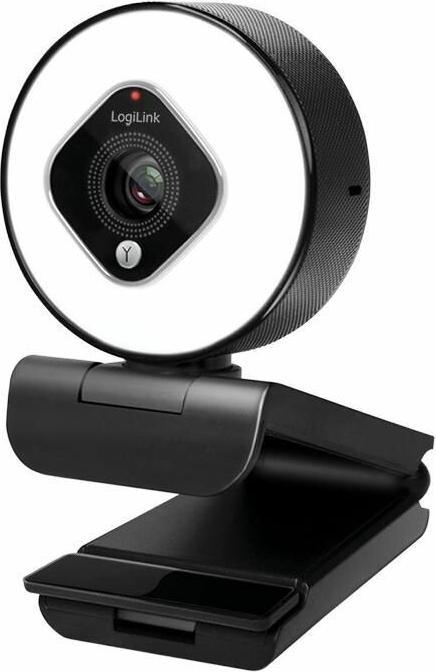 LogiLink UA0384 Webcam LL1 Stream, USB 2.0, HD 1920x1080, 76 degree, black (2.10 Mpx)