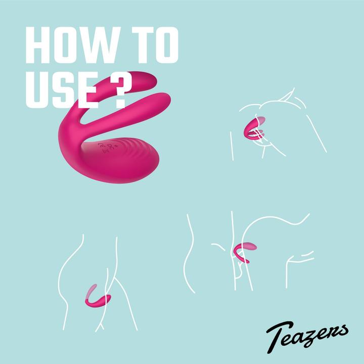 Actual product image Teazers Couple vibrator
