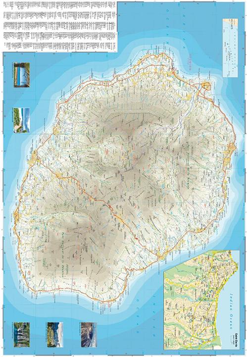 Actual product image Map Mauritius, Réunion, Rodrigues (1:90.000)