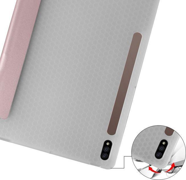 Actual product image MU Classic Triple foldable case with stylus holder (Galaxy Tab S7+)