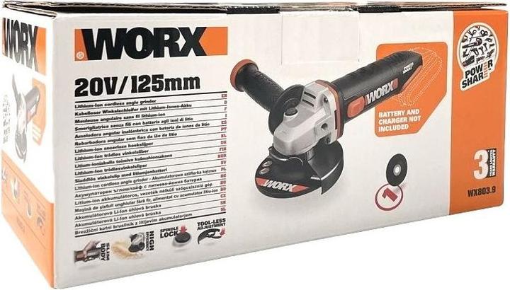 Immagine prodotto Worx WX803.9 (125 mm)