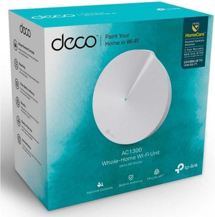Productafbeelding TP-Link Deco M5 Dualband WLAN Mesh Set van 1 (AC1300)