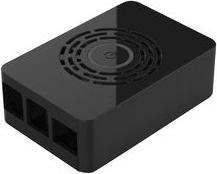 Actual product image Multicomp Pro Case with switch (PCB Power-Hat) Black
