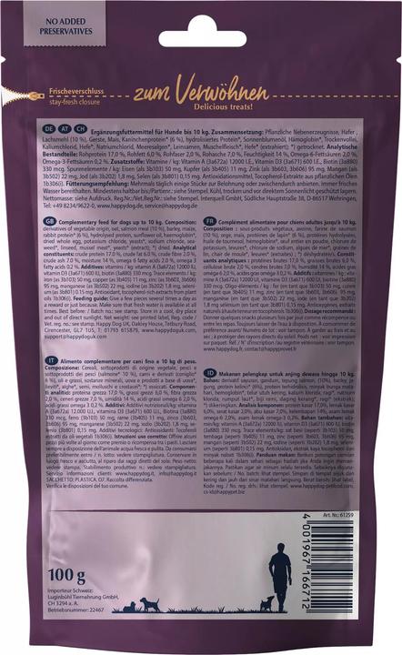 Immagine prodotto Happy Dog Treats Soft Snack Mini Ireland, 100 g (Adulto, 1 pz., 100 g)