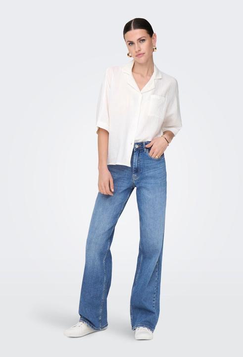 Produktbild Only ONLJUDITH Hohe Taille Weiter Beinschnitt Jeans Jeans mit weitem Bein (W25/L32)