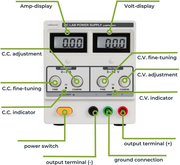 Produktbild Velleman LABPS3003 Labornetzgerät