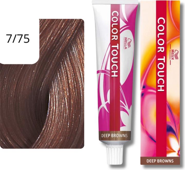 Produktbild Wella Color Touch Deep Browns (7/75 mittelblond braun-mahagoni)