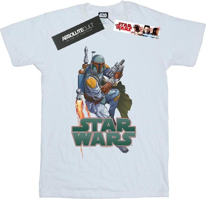 Produktbild Star Wars Boba Fett Fired Up TShirt Jungen (152, 158)