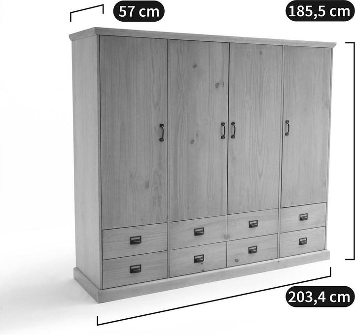 Immagine prodotto La Redoute Interieurs Lindley (203,5 x 57 x 180,5 cm)