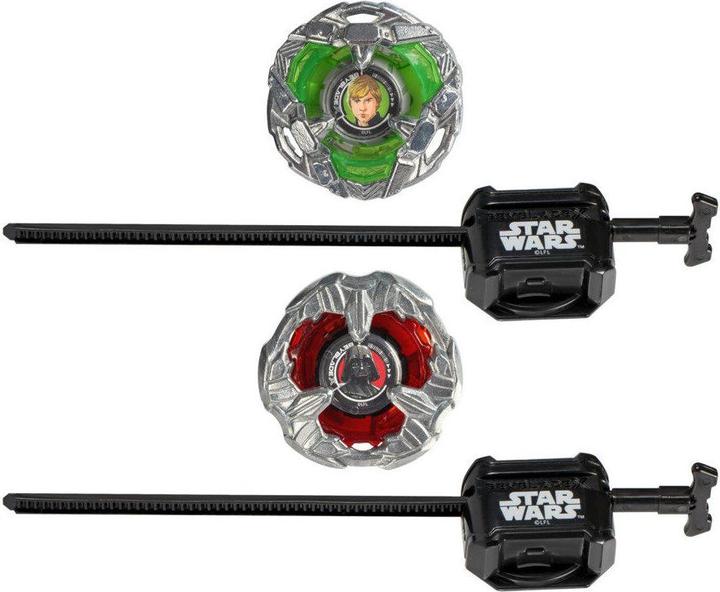 Actual product image Hasbro Beyblade X and Star Wars Collab Luke Skywalker 4-80B vs. Darth Vader 4-60B Multipack, Set (English)