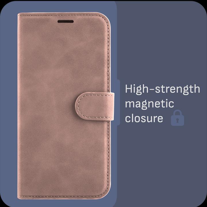 Actual product image Cazy Premium wallet case for iPhone SE 2022, magnetic wallet case, card slots, stand - (Apple iPhone SE (3rd Gen))