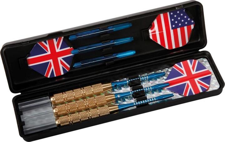 Produktbild New Sports Steel Dart-Set Deluxe 22g Blue (22 g)