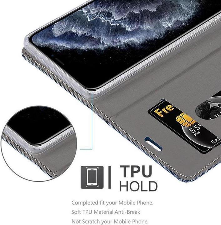 Image du produit Cadorabo Couverture look jeans Book (Apple iPhone 11 Pro)