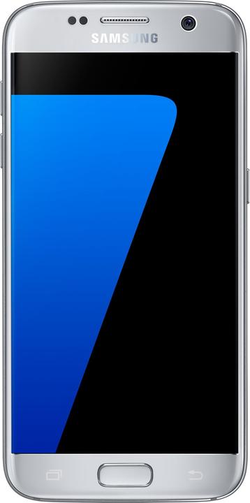 Samsung Galaxy S7 (32 GB, Silver Titanium, 5.10", Single SIM, 12 Mpx, 4G)