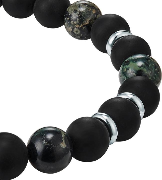 Image du produit True Rebels Homme Acier inoxydable Agate argenté 20,5 cm - 11708 (20.50 cm, Acier inoxydable)