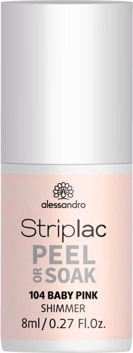 Produktbild Alessandro Peel or Soak (104 Baby Pink, Abziehbarer Nagellack)