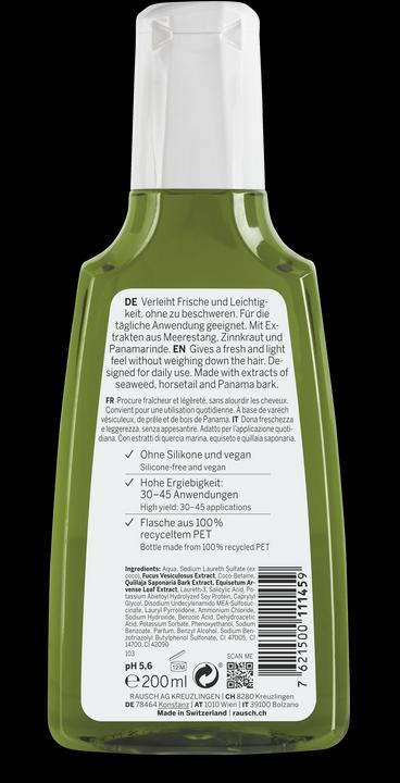Actual product image Rausch Anti Grease Shampoo with Seaweed (200 ml, Liquid shampoo)