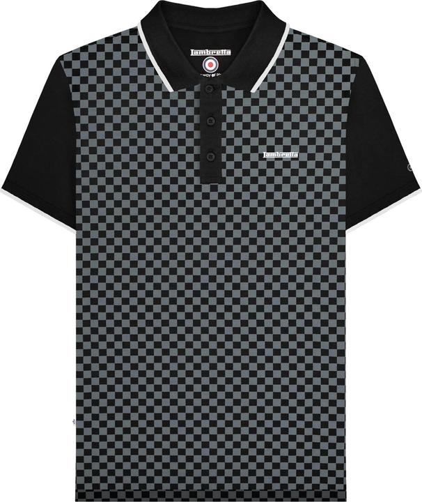 Lambretta Poloshirt Rundum bedruckt (3XL)