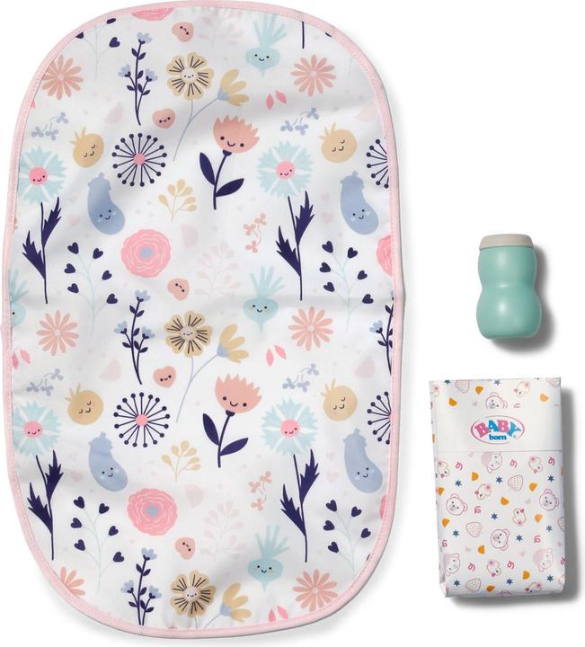 Actual product image Zapf Creation BABY born Wickeltasche Blumen