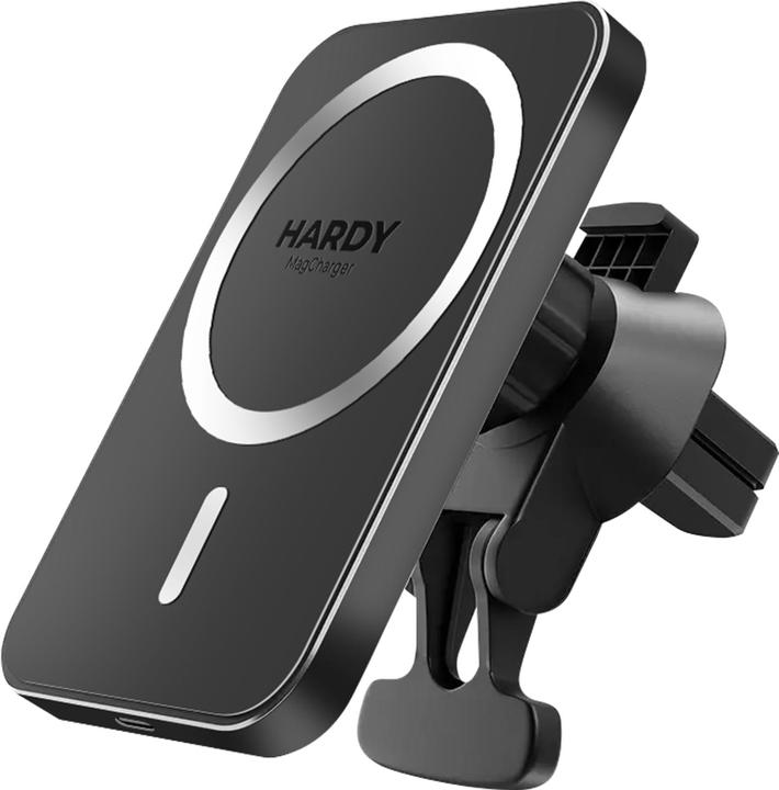 Actual product image 3MK Car charger holder wireless Hardy MagCharger 15W black