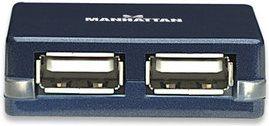 Produktbild Manhattan 4 Port USB 2.0-Hub (USB-A, 4 Ports)