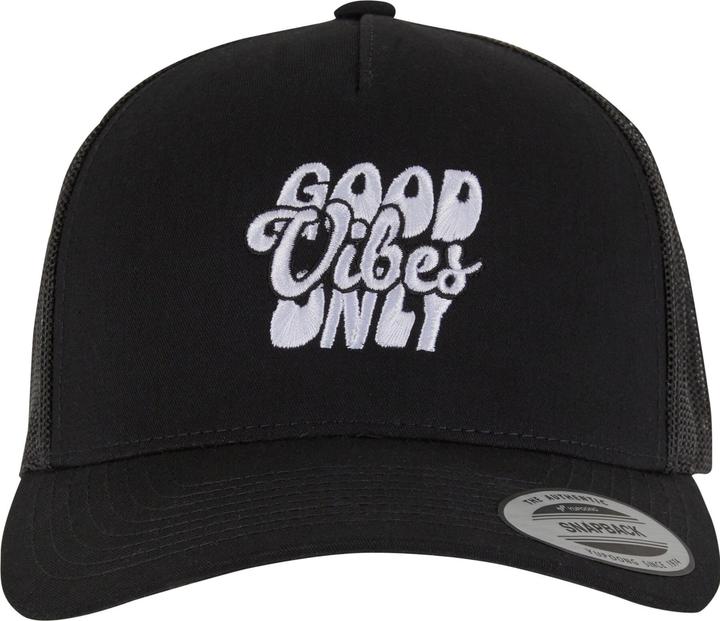 Immagine prodotto Mister Tee MisterTee Good Vibes Only 5-Panel Retro Trucker Cap - 180749 (Taglia unica)