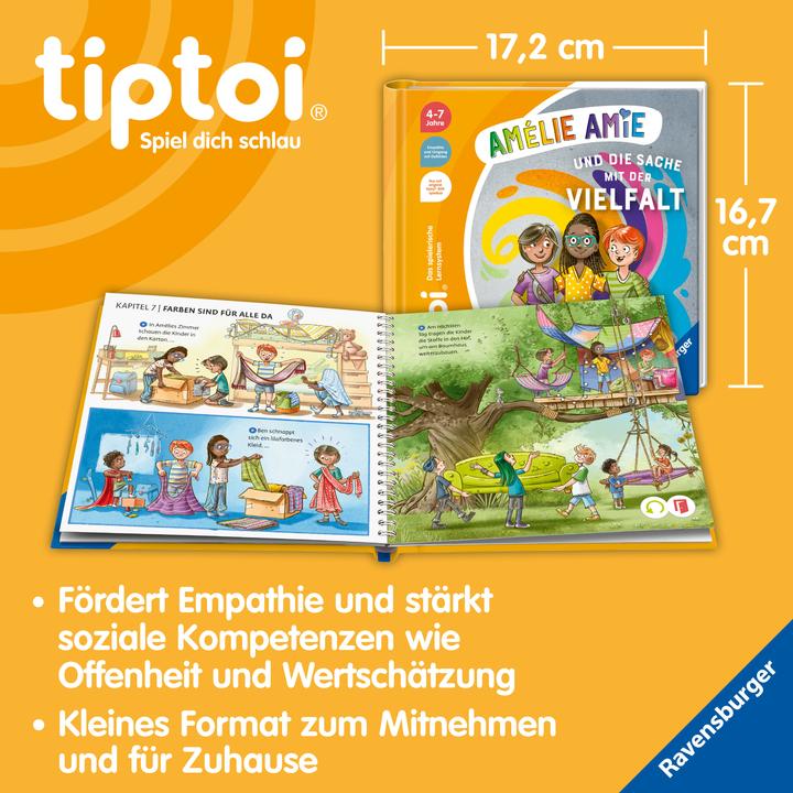 Actual product image tiptoi Amélie Amie and the diversity thing (German, Patrick Fix, Cee Neudert, 2025)