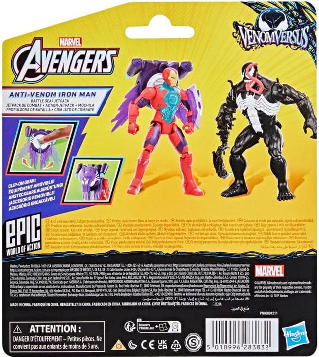 Produktbild Hasbro Marvel Avengers VenomVersus Epic World of Action Anti-Venom Iron Man Figur