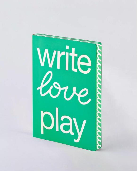 Actual product image Nuuna Graphic L, Write Love Play (22 x 16.5 cm, Dotted, Soft cover)