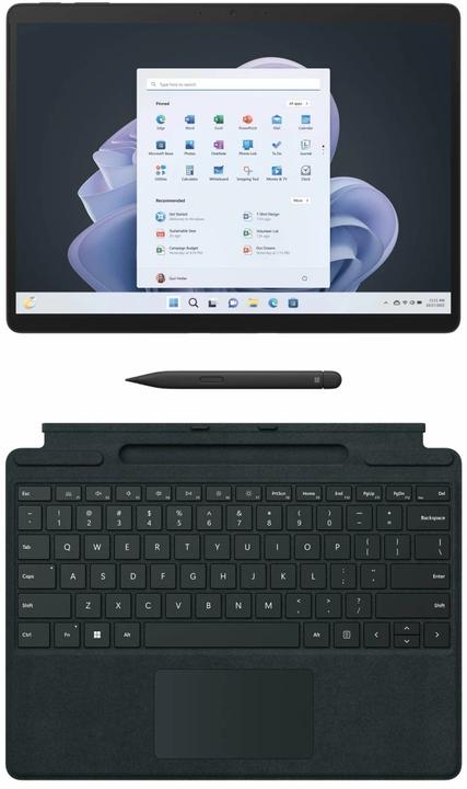 Image du produit Microsoft Surface Pro 9 for business (13", Intel Core i7-1265U, 16 Go, 256 Go, Sans disposition de clavier)