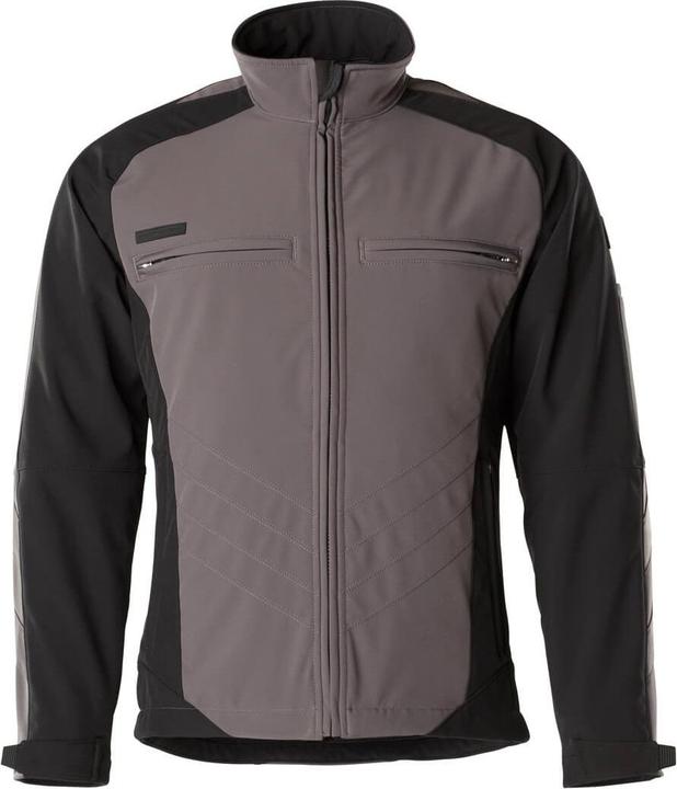 Actual product image Mascot Men's softshell jacket DRESDEN dark anthracite, black size M (M)