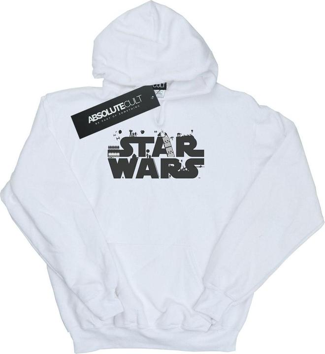 Immagine prodotto Star Wars Minimalist Logo Felpa con Cappuccio Donna (L)