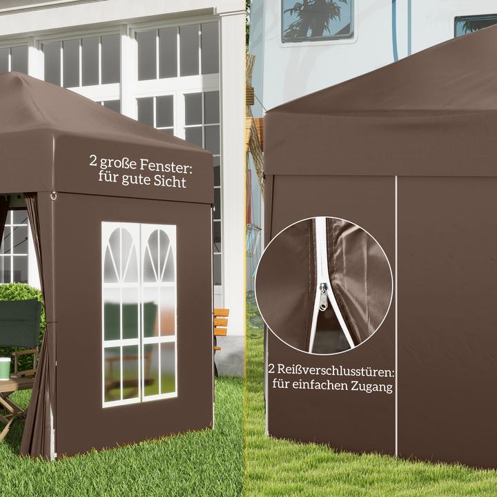 Actual product image Outsunny Folding pavilion (200 cm, 200 cm)