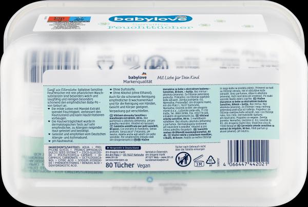Produktbild dm babylove Sensitive (80 Stück)