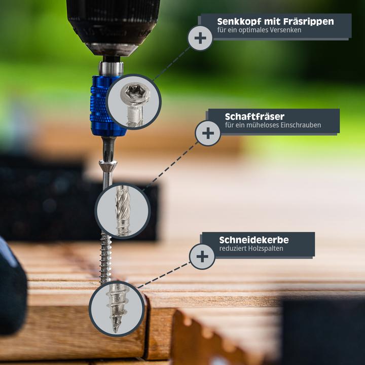 Produktbild Helpmate Terrassenschrauben (50 Schrauben pro Stück)