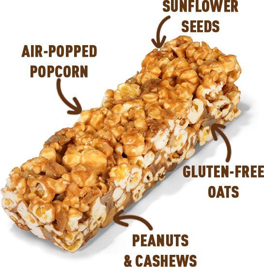 Actual product image Joe & Seph's Popcorn bar salted caramel (27 g)