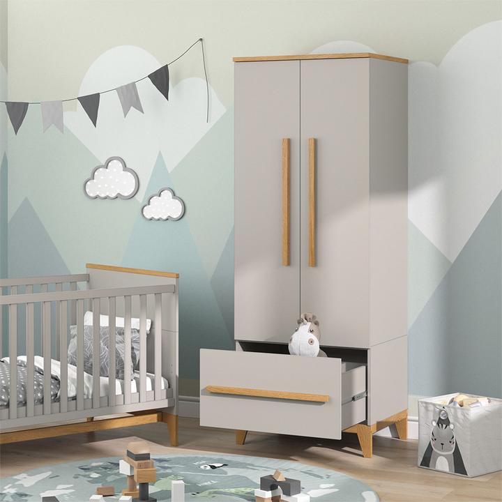 Actual product image VitaliSpa Kinderkleiderschrank Malia, Cashmere-Eiche, 70 x 186.8 cm (70 cm)