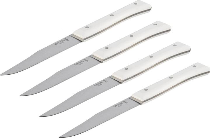 Image du produit Opinel Facette blanche, lisse, boîte de 4 (4 pièce(s), Couteau)