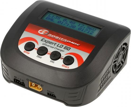 Produktbild Robitronic Ladegerät AC Expert LD 60 LiPo 2-4s 6A 60W