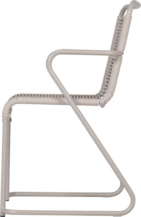 Image du produit Fiam LIDO CHAISE AVEC ARMOIRE - Pack de 4 TAUPE - ALUMINIUM