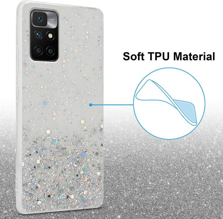 Produktbild Cadorabo TPU Hülle mit Glitzer für Xiaomi RedMi 10 (Xiaomi Redmi 10)