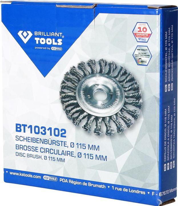 Immagine prodotto Brilliant Tools Spazzola a disco, Ø 115 mm