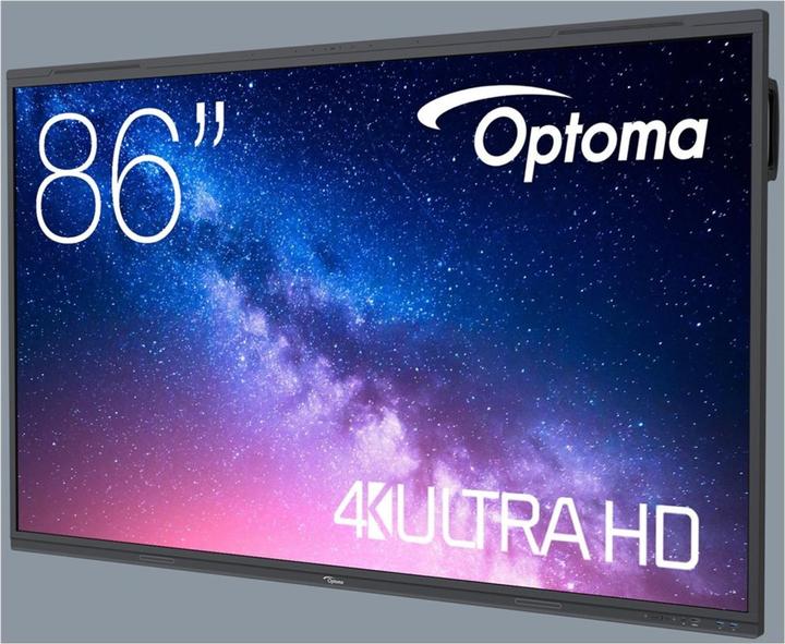 Produktbild Optoma 5863RK 86inch 400cd/m2 UHD Interactive 4K Multi-Touch-Display Android 13 Integrated Google Pl (3840 x 2160 Pixel, 86")